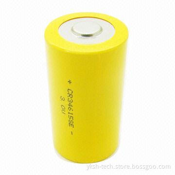 Li-MnO2 Energy Type Battery, 3.0V, 14,000mAh, Used for Sensors, Instruments and Military Radios